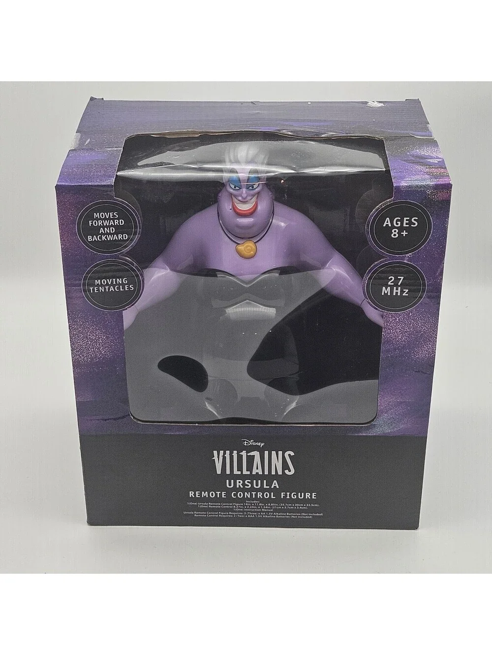 Disney Villains Ursula Remote Control Figure - NEW In Box (Some Damage to Box)